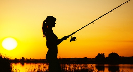 How often do you get checked for your fishing license? not once